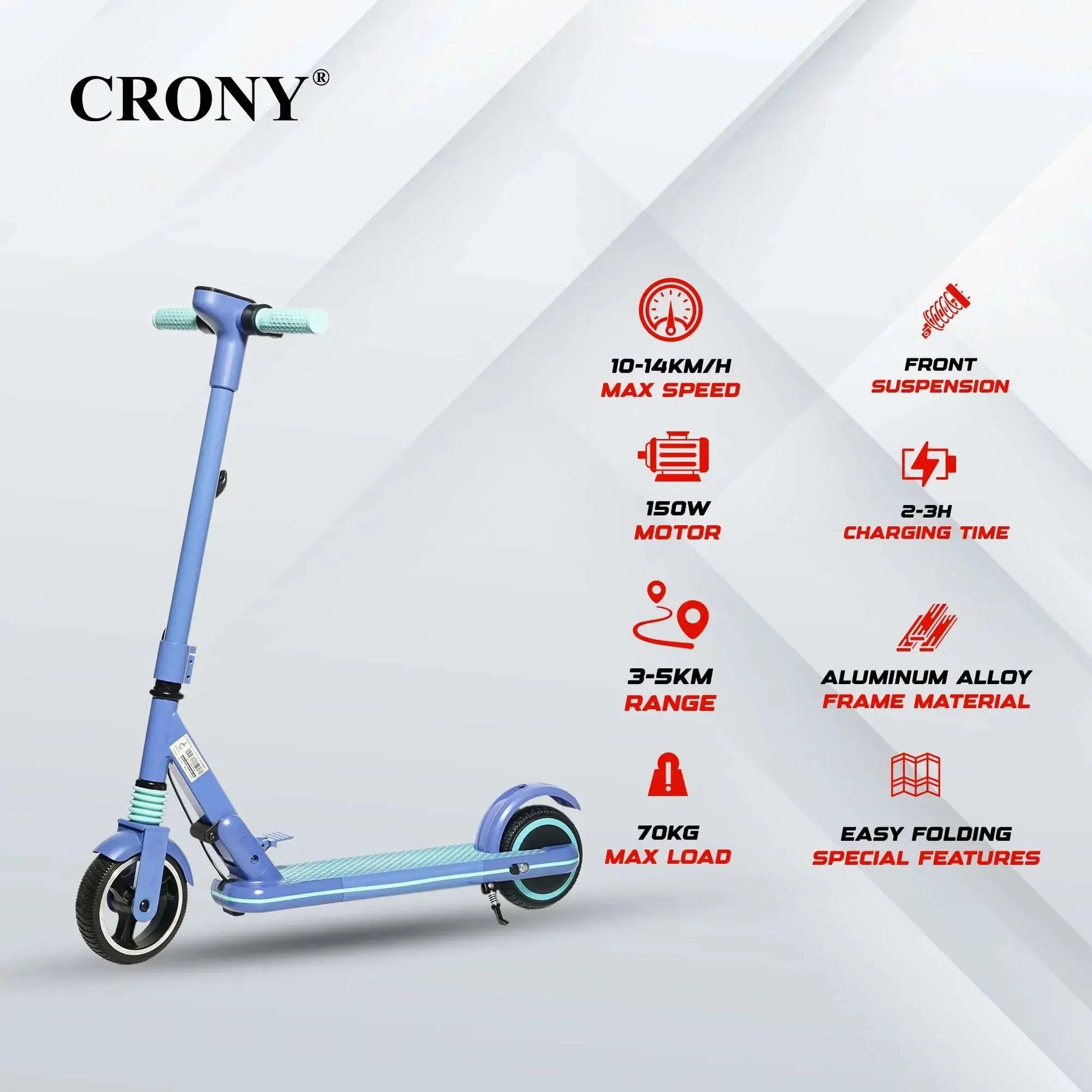 CRONY JL019-01 Kids LED Scooter - Move Scoot