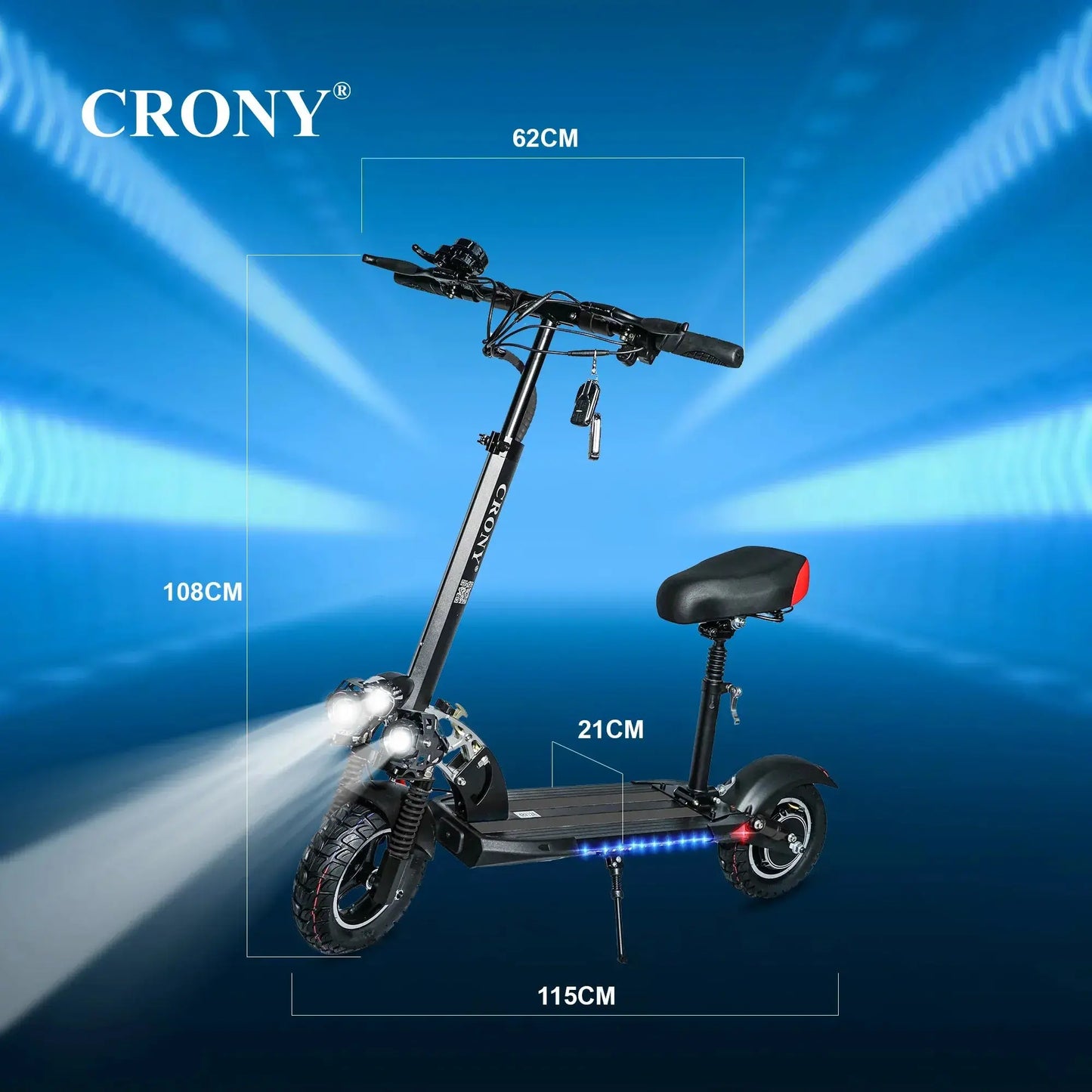 CRONY V10 Pro Electric Scooter for Adults and Kids - Move Scoot