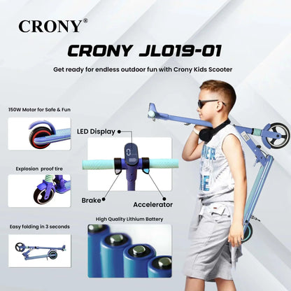 CRONY JL019-01 Kids LED Scooter - Move Scoot