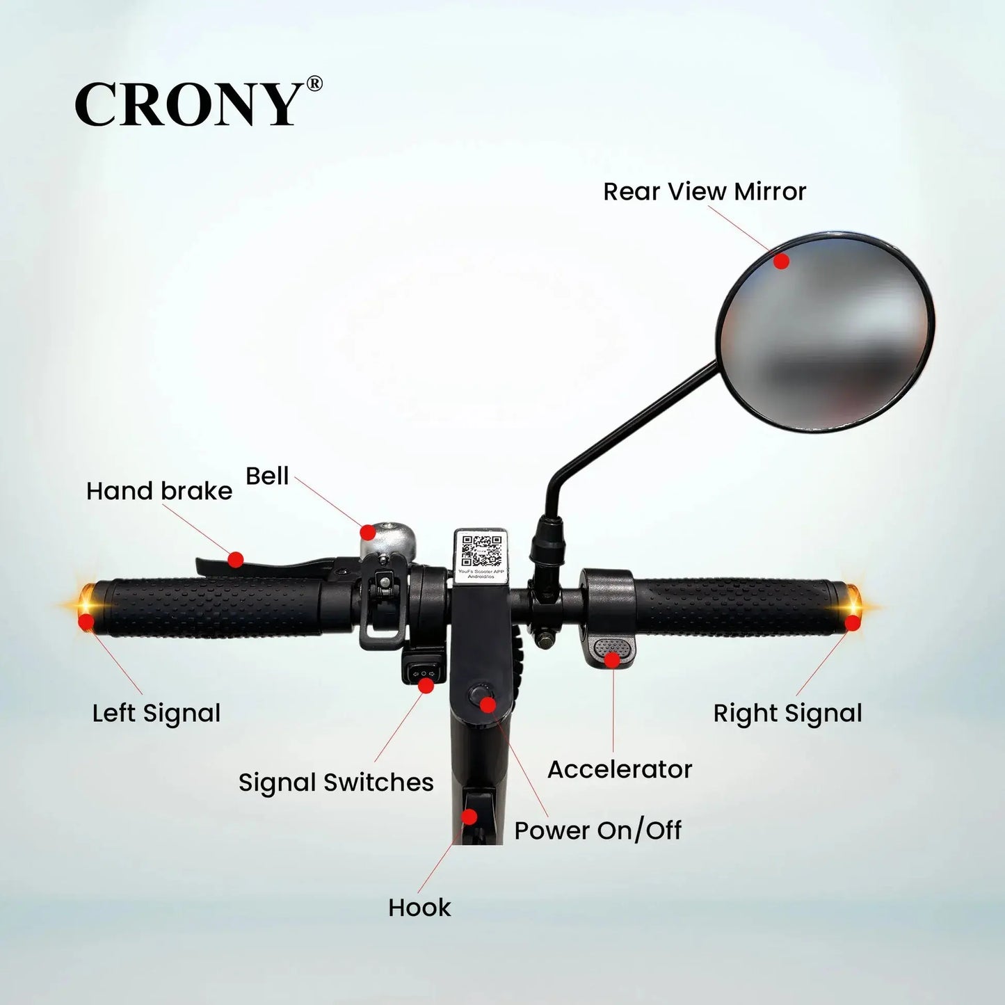 CRONY XM M365 High-Performance Electric Scooter with App Control - Move Scoot